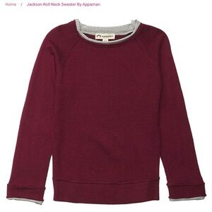 Appaman Burgundy Knit Top